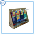 Custom design Hook/Peg mobile phone hanging cardboard counter display